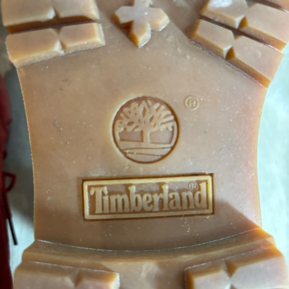 TIMBERLAND Sz 8 Limited Edition Leather 6” Shaft Lace Up Rubber Sole Boots - Picture 10 of 11
